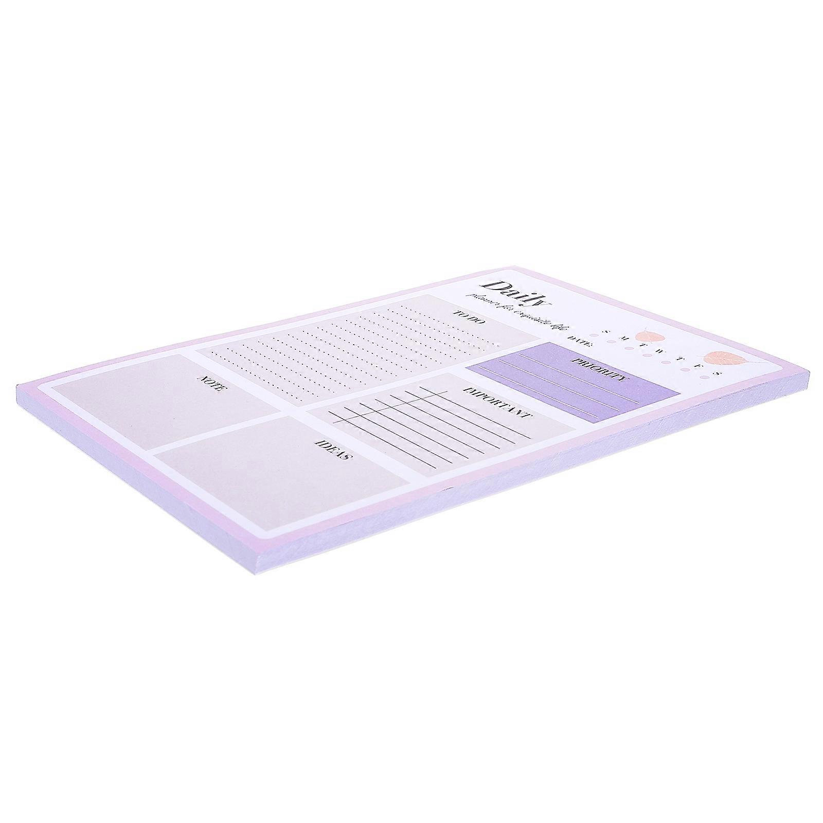 Schedule Notepad Daily Notepad Student Planner Notepad To Do List Notepad for Work