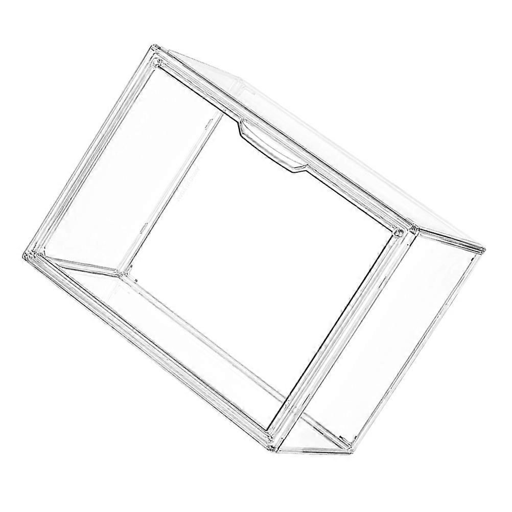 Transparent Plastic Storage Container for Home Organization and Pantry 12.5 x 8.3 x 5.9 inches