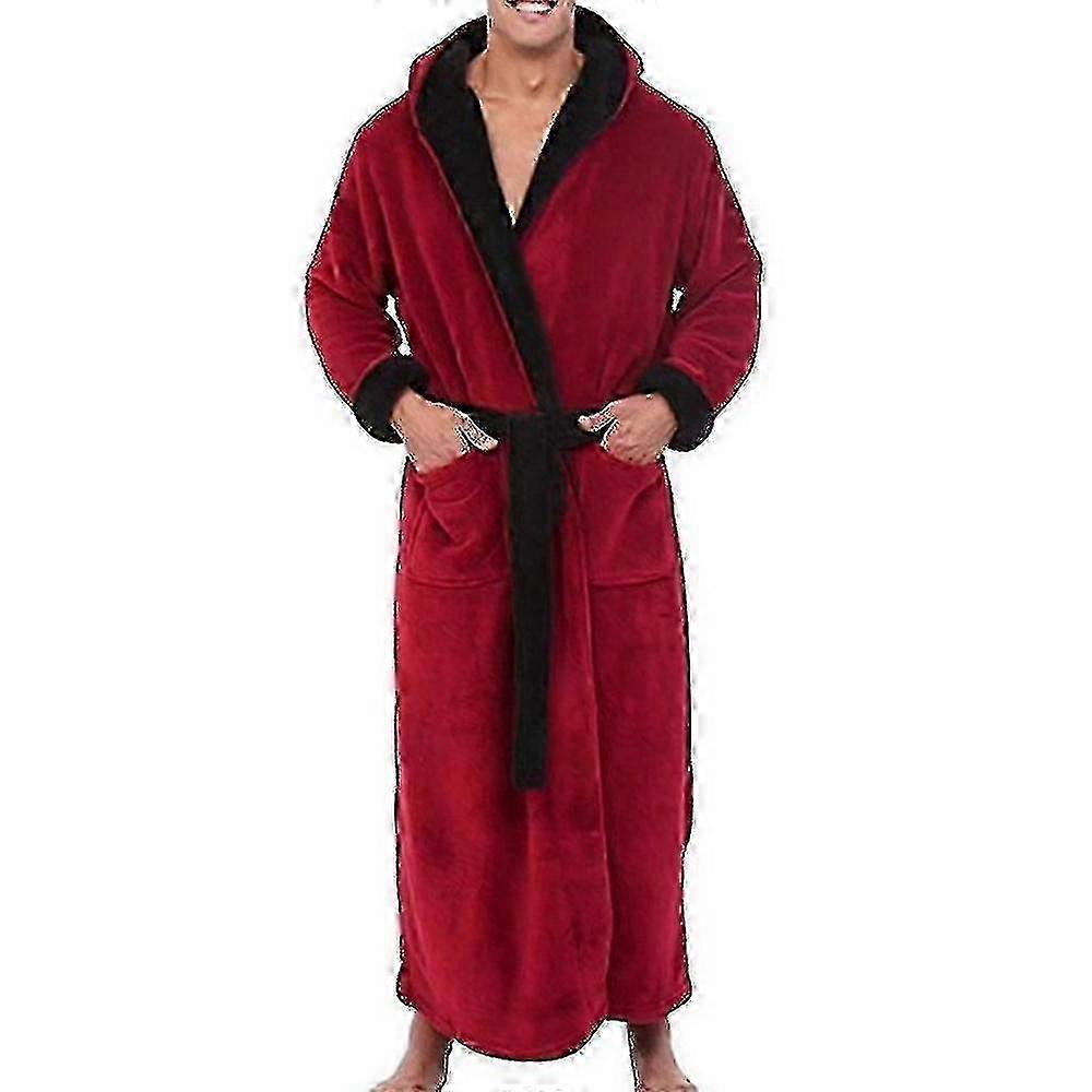 Håndklekjole for menn - vintervarm hettefrakk