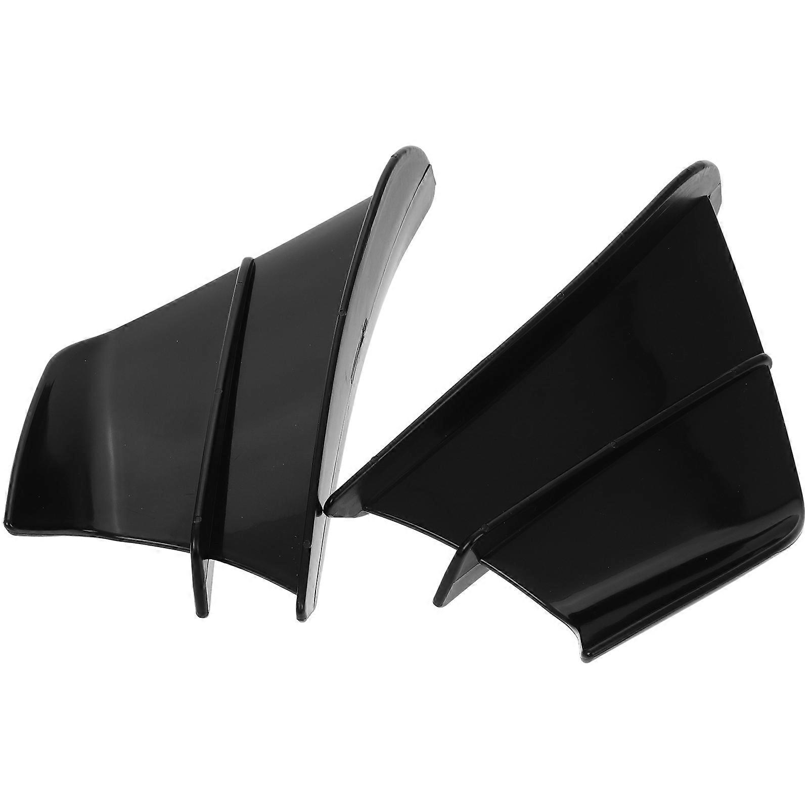 Motorcycle Fairing Wings Universal Fit Durable Material Motorcycle Enthusiasts 6.9×3.7×1.6in Wind Resistance Reduction 1 Pair