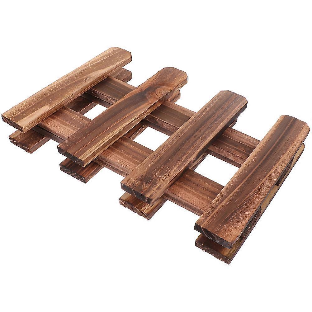 Rustic DIY Wood Decorative Fence for Courtyard Garden Occasion 60cm X 25cm Lightweight 1 Set