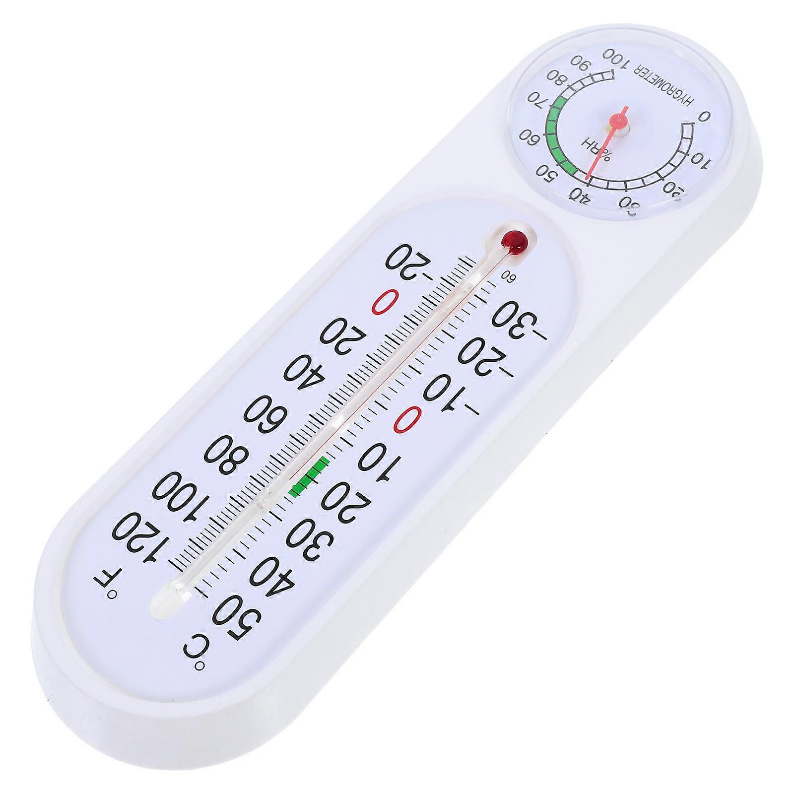 Multi-Purpose Accurate Hygrometer For Home And Farm Use Easy-To-Read Interface Ideal For Detailed Monitoring 1Set