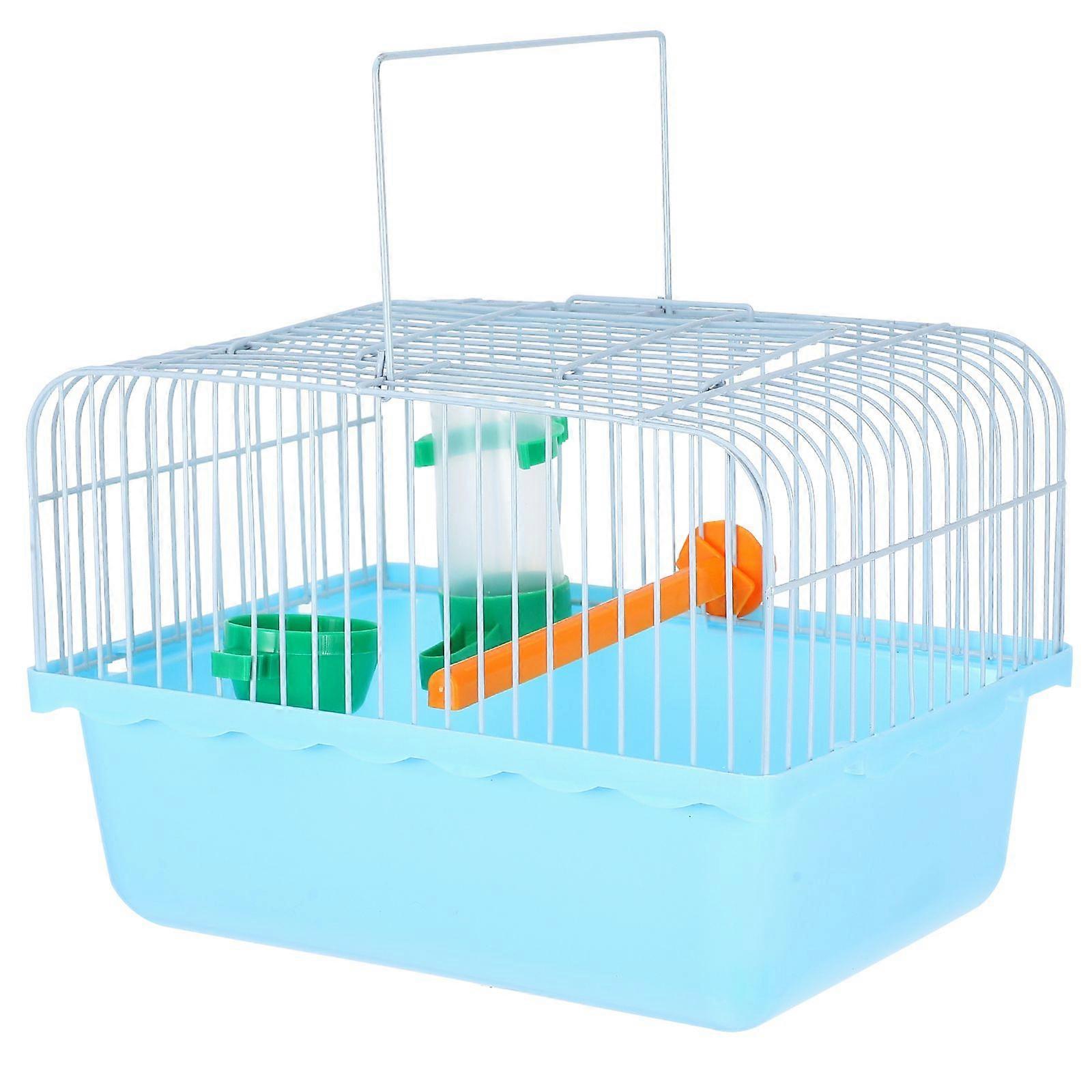 قفص سفر الطيور متعدد الوظائف للببغاوات قفص طائر محمول قوي قفص طائر الناقل قفص واسع مقبض السفر قفص الببغاء