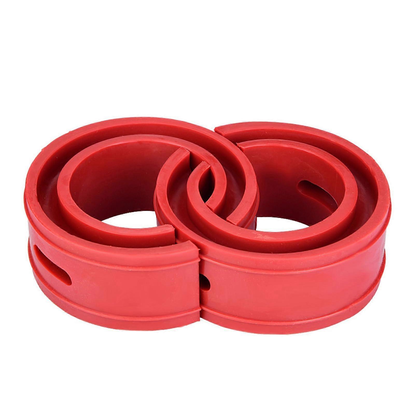 Performance Booster Kit Red Shock Absorber Buffer Cushion for Type A Car Coil Spring Suspension 2-Piece Set