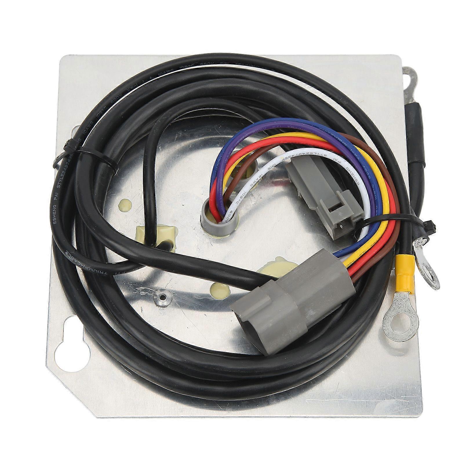 Square 6 pin plug on board computer Club Car electric DS