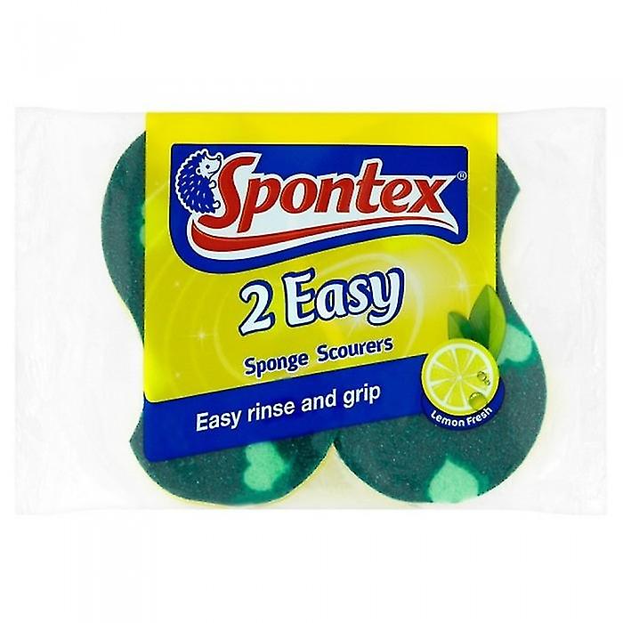 Spontex Easy Sponge Scourers (Pack of 2)