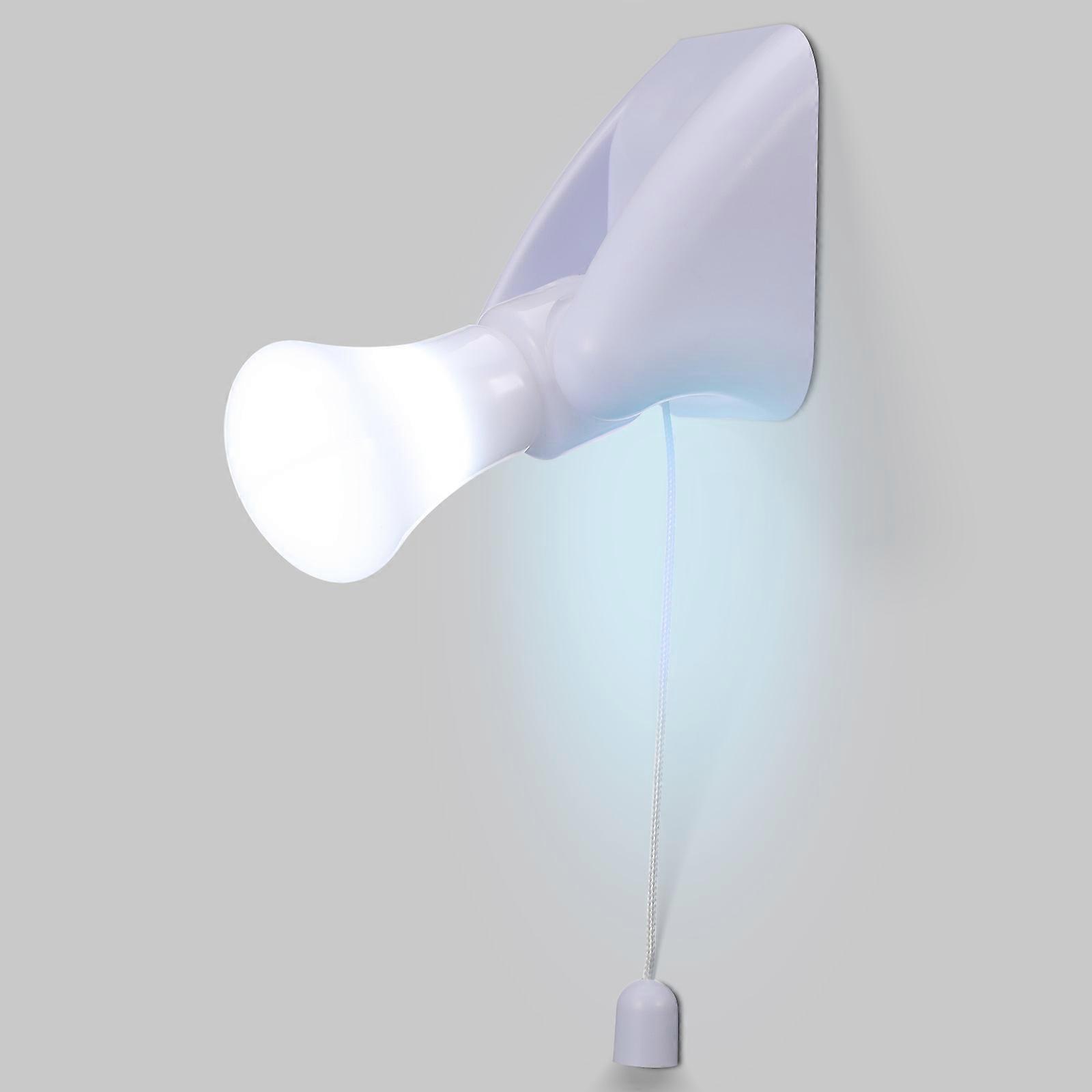 Portable Battery Operated LED Bulb Light with ABS Material for Lighting Easy Installation White Color