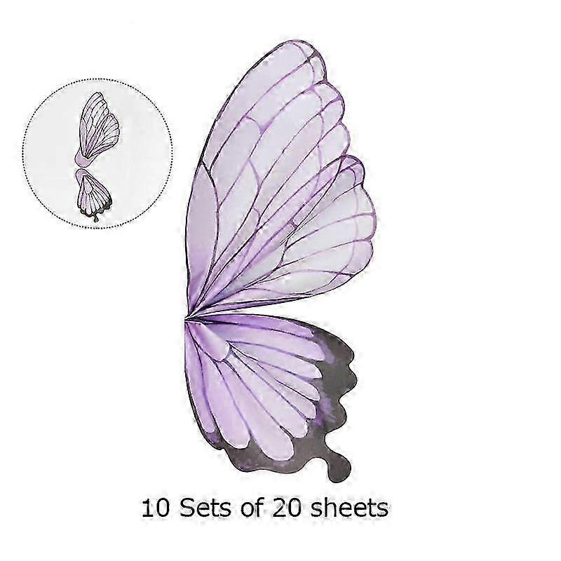 Diy Flower Wrapping Paper Bouquet Wrapping Paper Modeling Netflix Butterfly Wings Mother'S Day SZRH A-YH