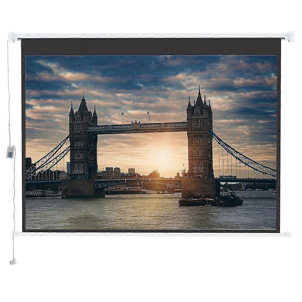 Electric Projector Screen with Remote Control