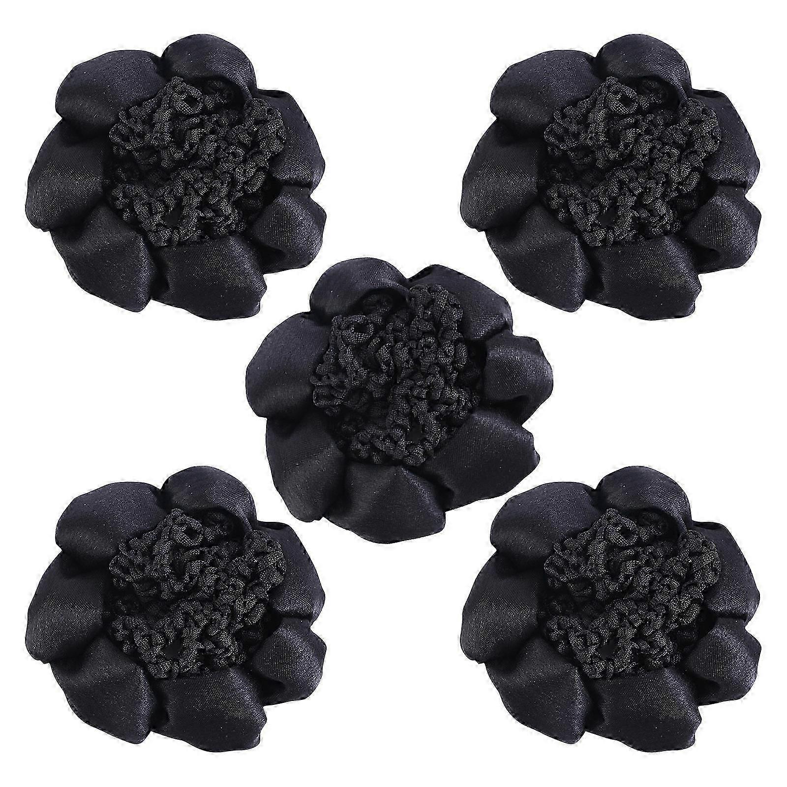 Hair Net For Round Hair Satin Lace Hair Net For Dancers Hair Net For Bank Staff And Nurses 5pc