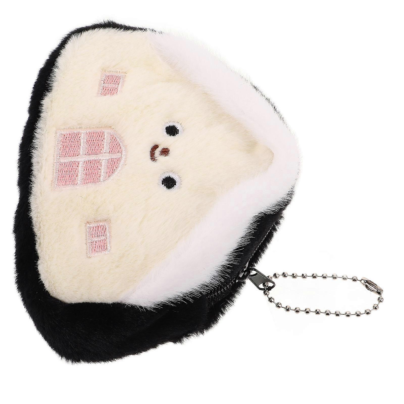 Creative Mini Coin Pouch For Travel Earphones And Data Cables Keychain Storage 1Set