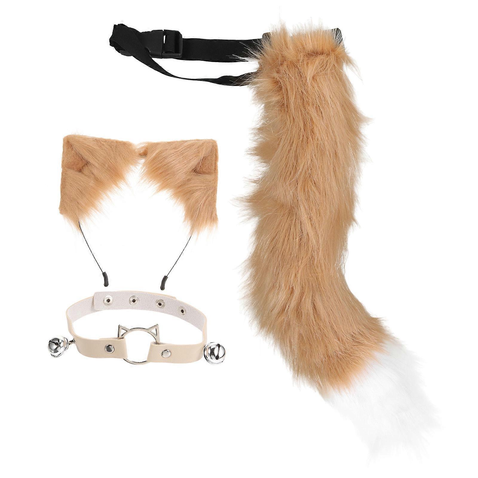 Animal Ears And Tail Costume Accessories Suitable For Performance And Festival Events Comfortable And Stylish 1 Set