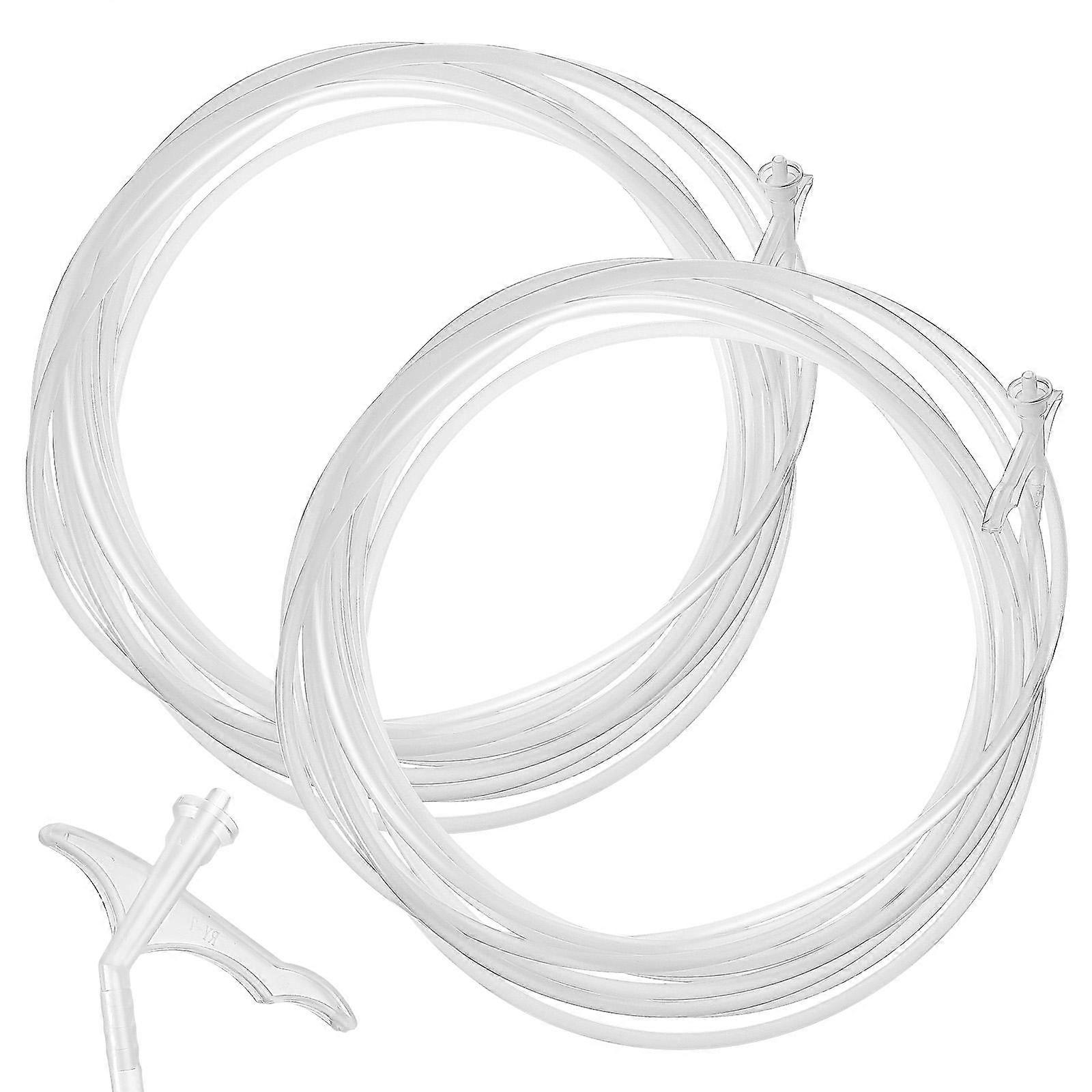 Spray Foam Nozzle Replacement 2Pcs Ergonomic Extension Hose for Home Industry Tools Transparent Foam Spraying