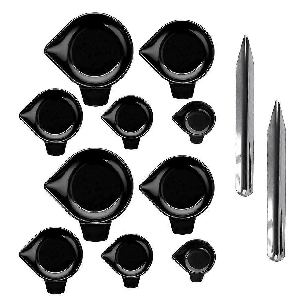 Digital Scale  Pan with Plastic Weighing Powder Pan (10 PCS 5 Sizes), Weighing Dish, Electronic Scales, Scoop Included