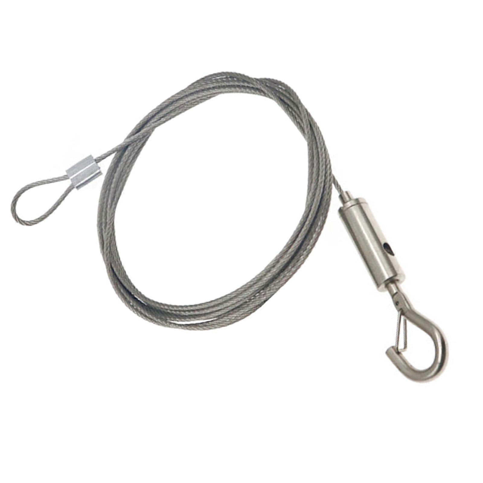 Flexible Stainless Steel Cable for Secure Hanging of Picture Frames and Lights in Various Settings and Styles
