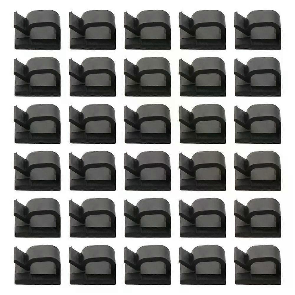 Cable Wire Clips, 30 Pcs Self-adhesive Wire Management Clamps for Cable Organization