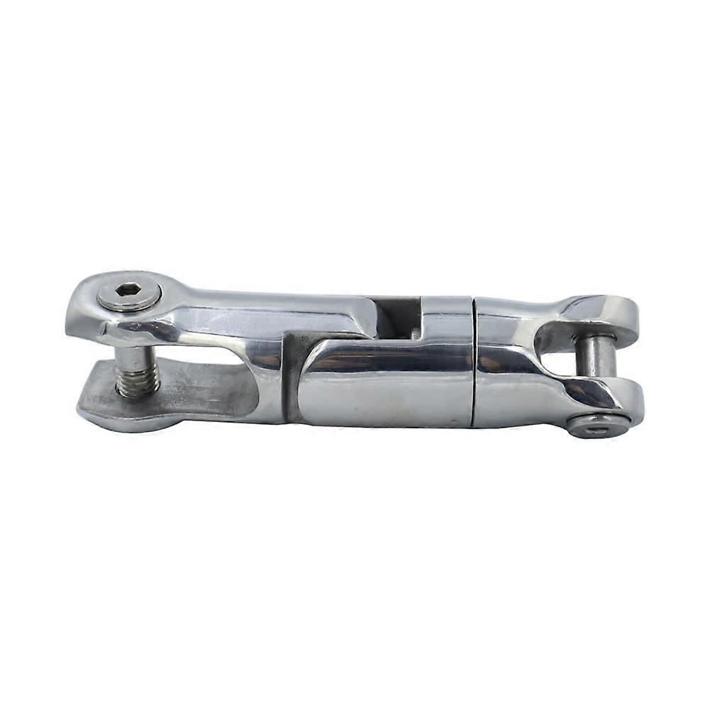 Rotating Anchor Connector for Boats, 316 Stainless Steel Swivel Connector, 10-12MM Chain Compatibility, Triple Section Design