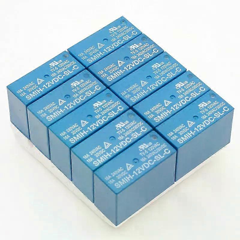 10PCS/lot Power relays SMIH-05VDC-SL-C SMIH-12VDC-SL-C SMIH-24VDC-SL-C 5V 12V 24V 16A 8PIN A set of conversions