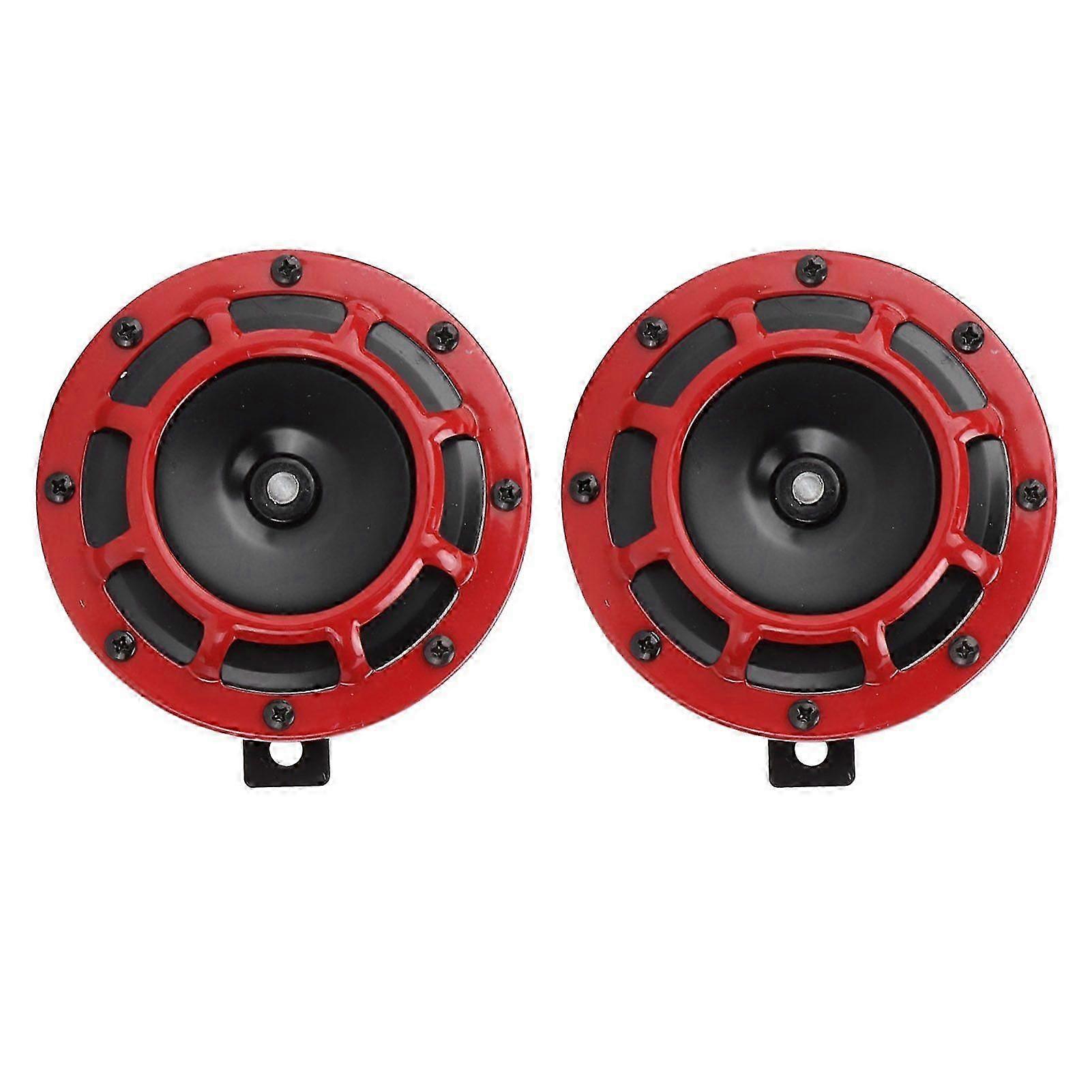 Kompaktes 12V Universal Twin Horn Set, geeignet für Motorräder und Autos