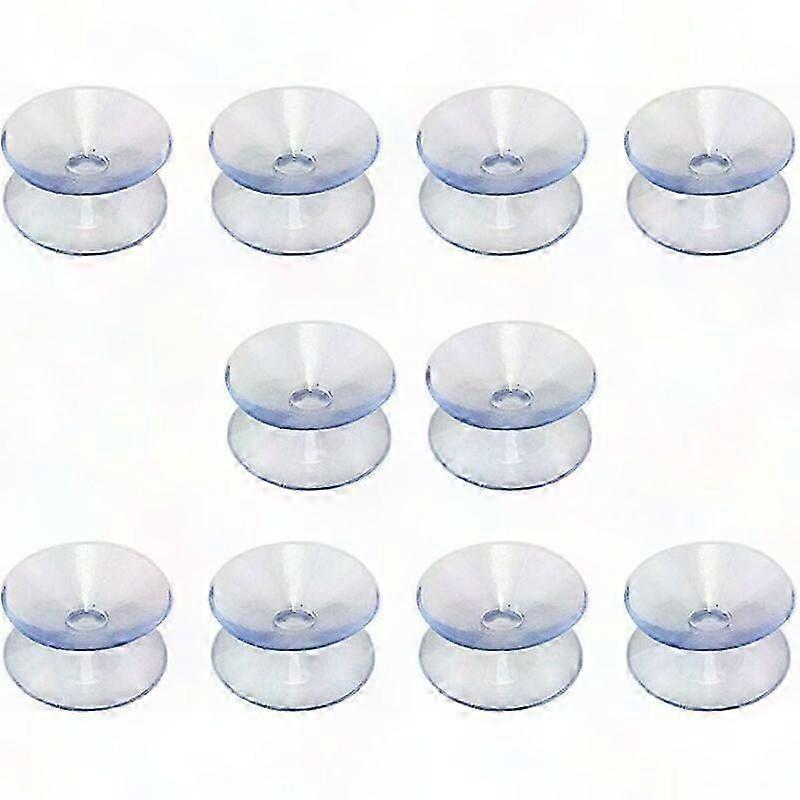 ガラステーブルトップまたはミラー用の10ピース両面吸盤、強力なホールド、再利用可能、簡単な取り付け