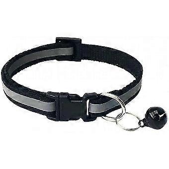 Footprint &amp; Reflective Cat Collar with Bell Basic Dog Cat Collar Buckle Adjustable Polyester Cat Dog Collar or Seatbelts