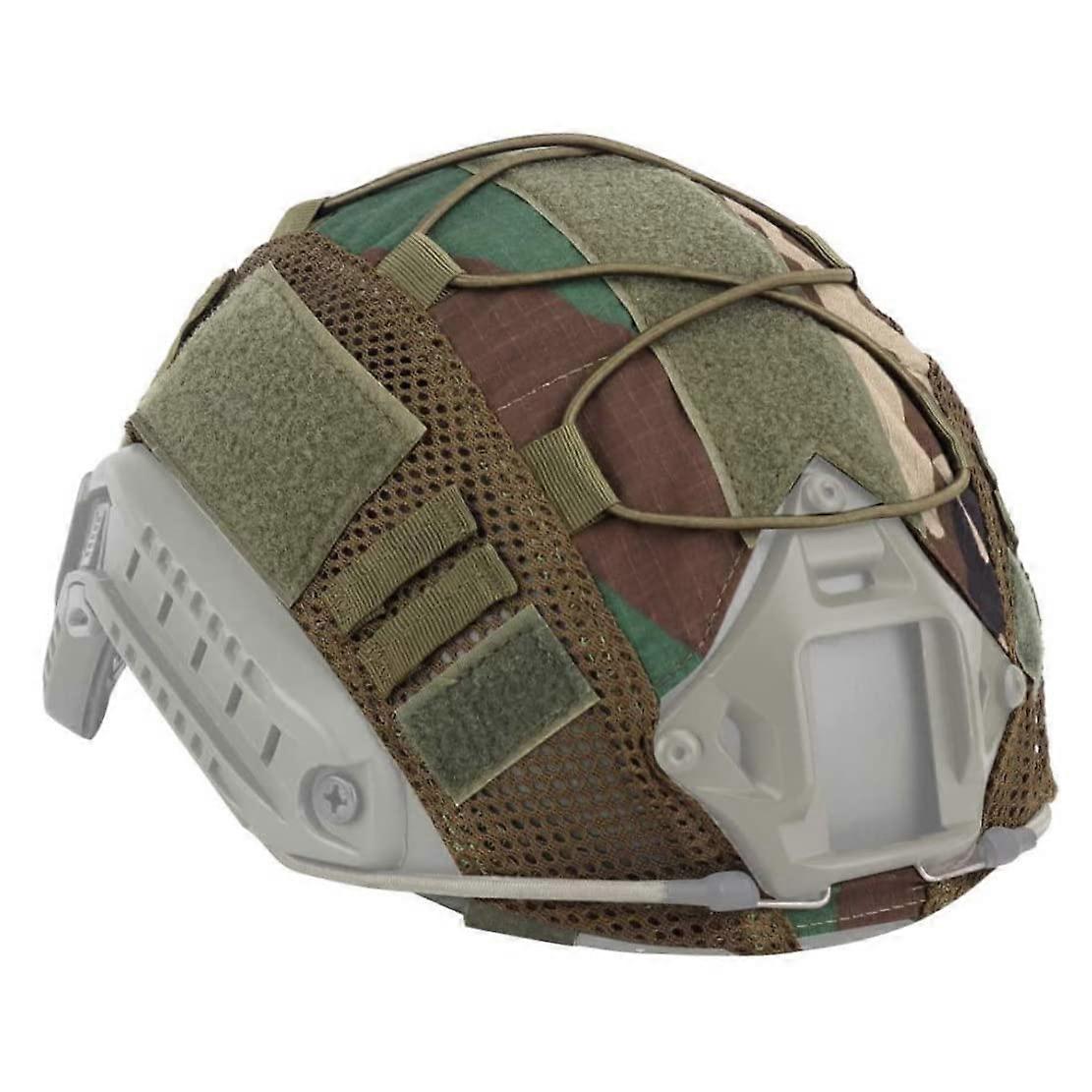 Helmet Cover Mesh For Outdoor Airsoft Paintball Gear Grey Acu Style Style3
