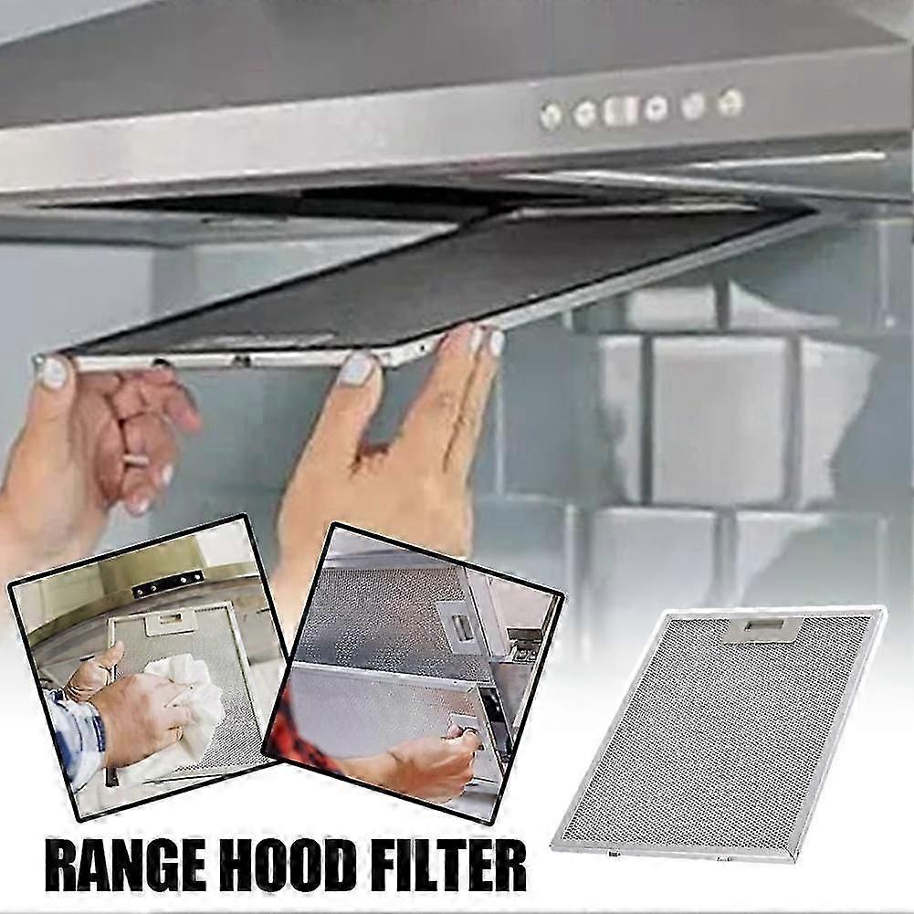 2pcs cooker hood grease filters metal 320 x 260mm