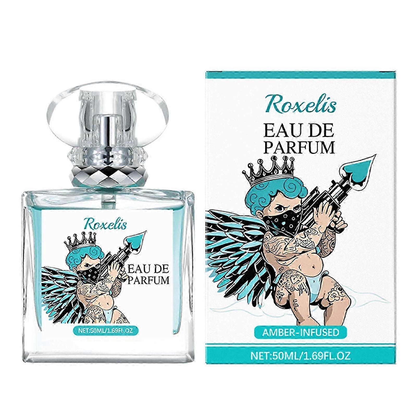 suitable for cupids 50ml long lasting pheromone cologne spray amber-infused edp for men