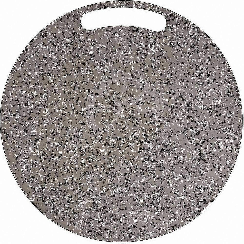 Round Plastic Cutting Board for Kitchen Use, 31cm Baking Prep Surface
