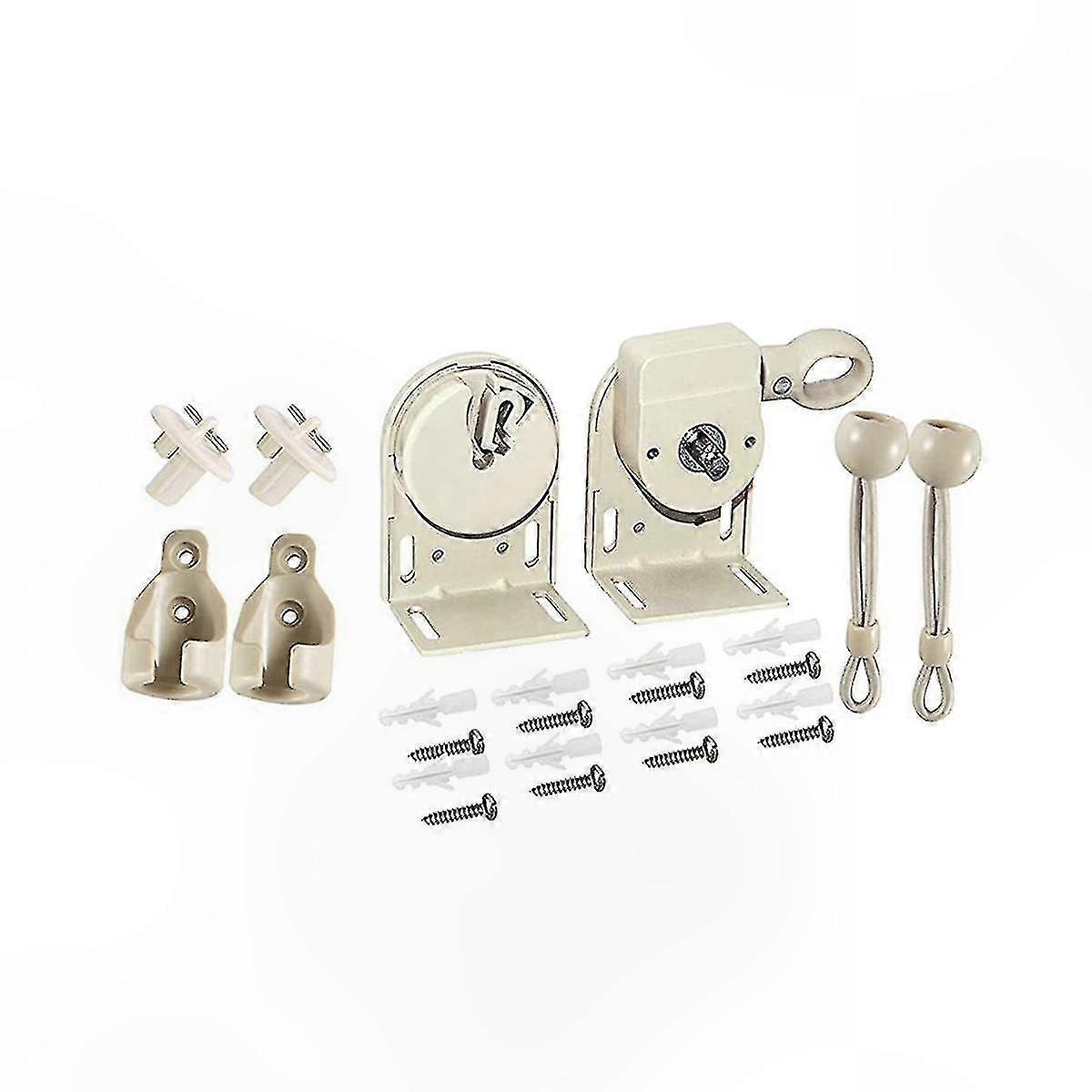 Indoor/Outdoor Sunshade Roller Shutter Replacement Mounting Bracket Kit, Cordless Design for Easy Installation