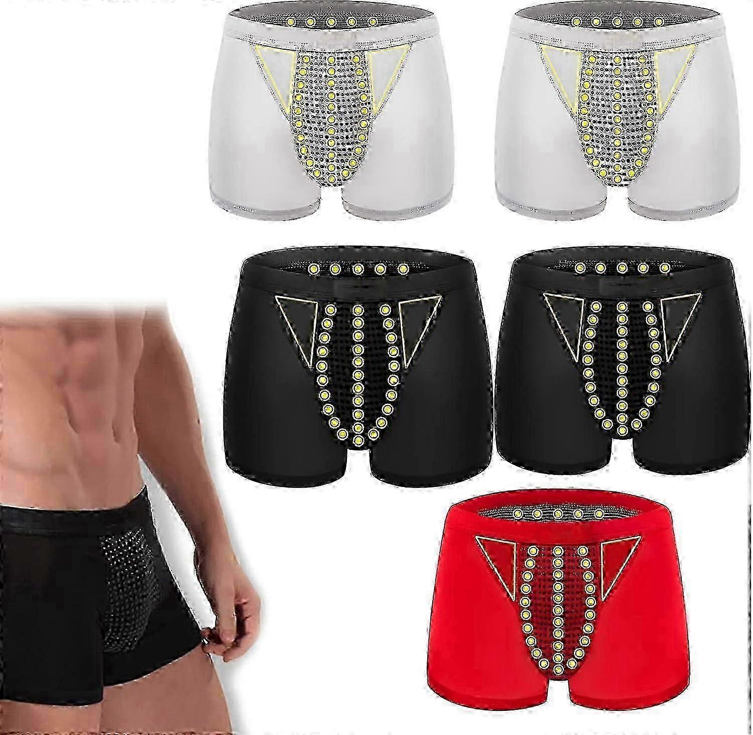 Turmalininfunderad prostataterapi Magnetiska boxertrosor för män med magnetterapi