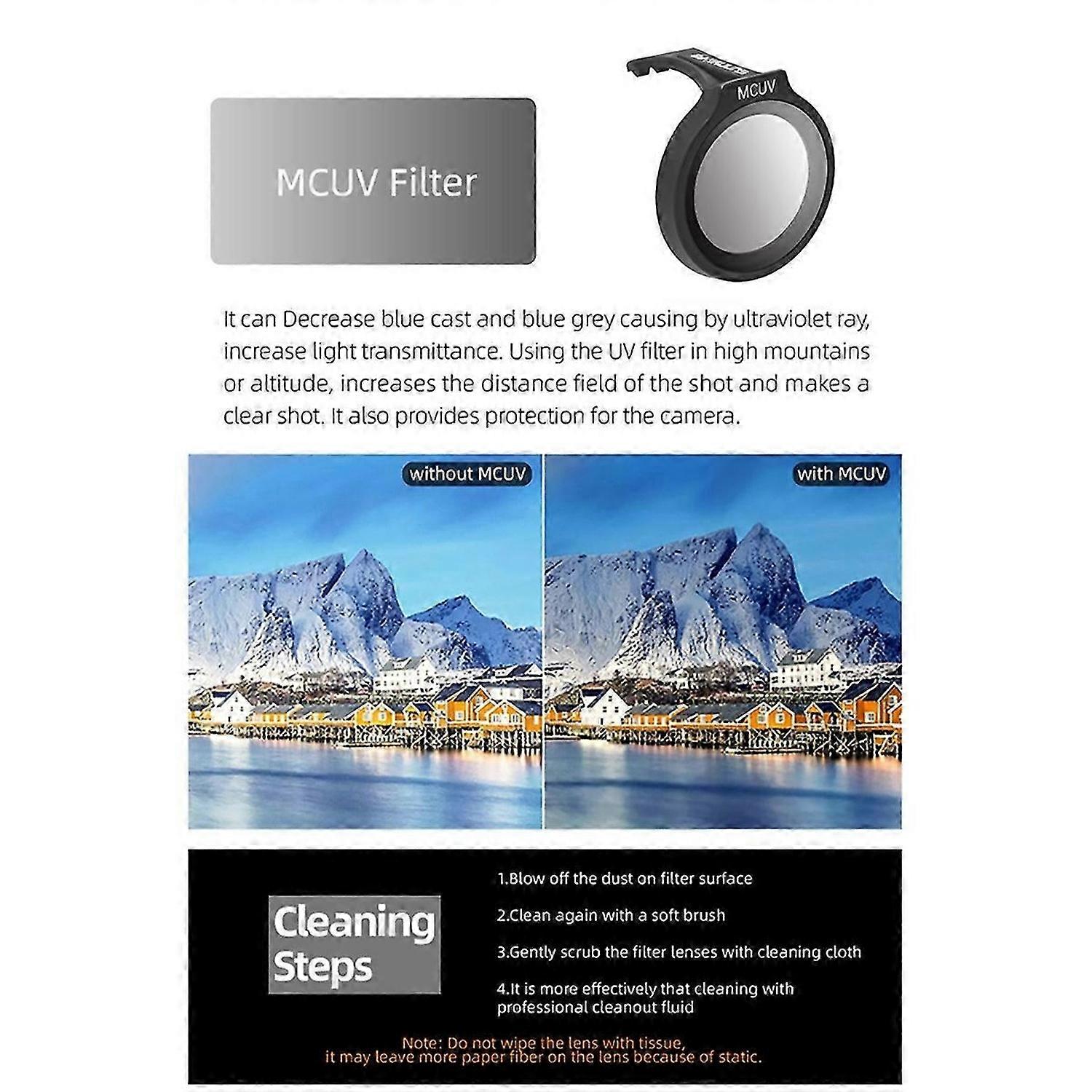 SUNNYLIFE Lens Filter for DJI Neo ND Filters Set ND16