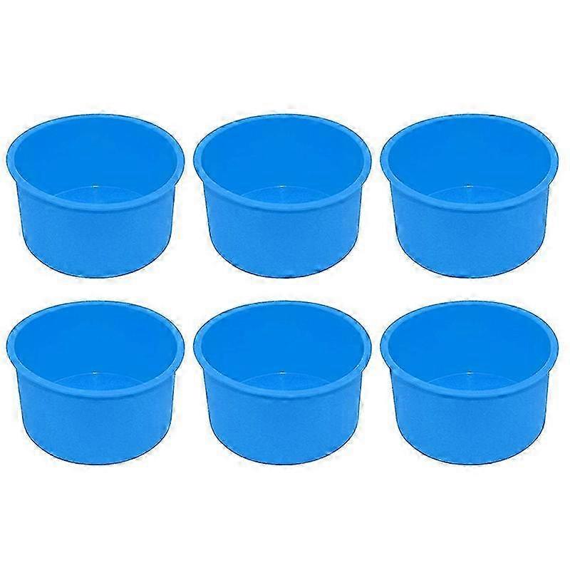 Silicone Mini Cake Molds: 4-inch Round Baking Pans, Non-Stick Silicone for Easy Release, Durable Bakeware