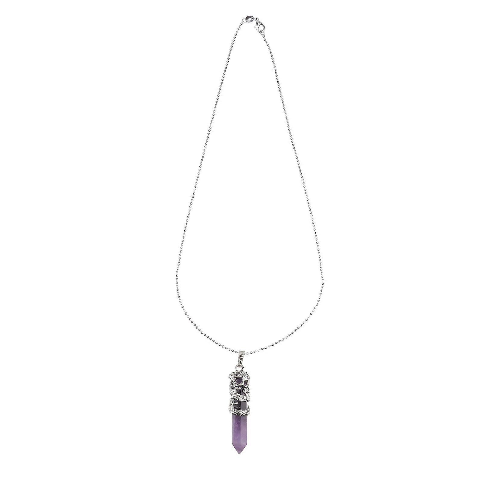 Fashion Pendant Necklace For Fashion Lovers Made Of Natural Stone In Hexagonal Shape With Stylish Design And 1Pc Quantity