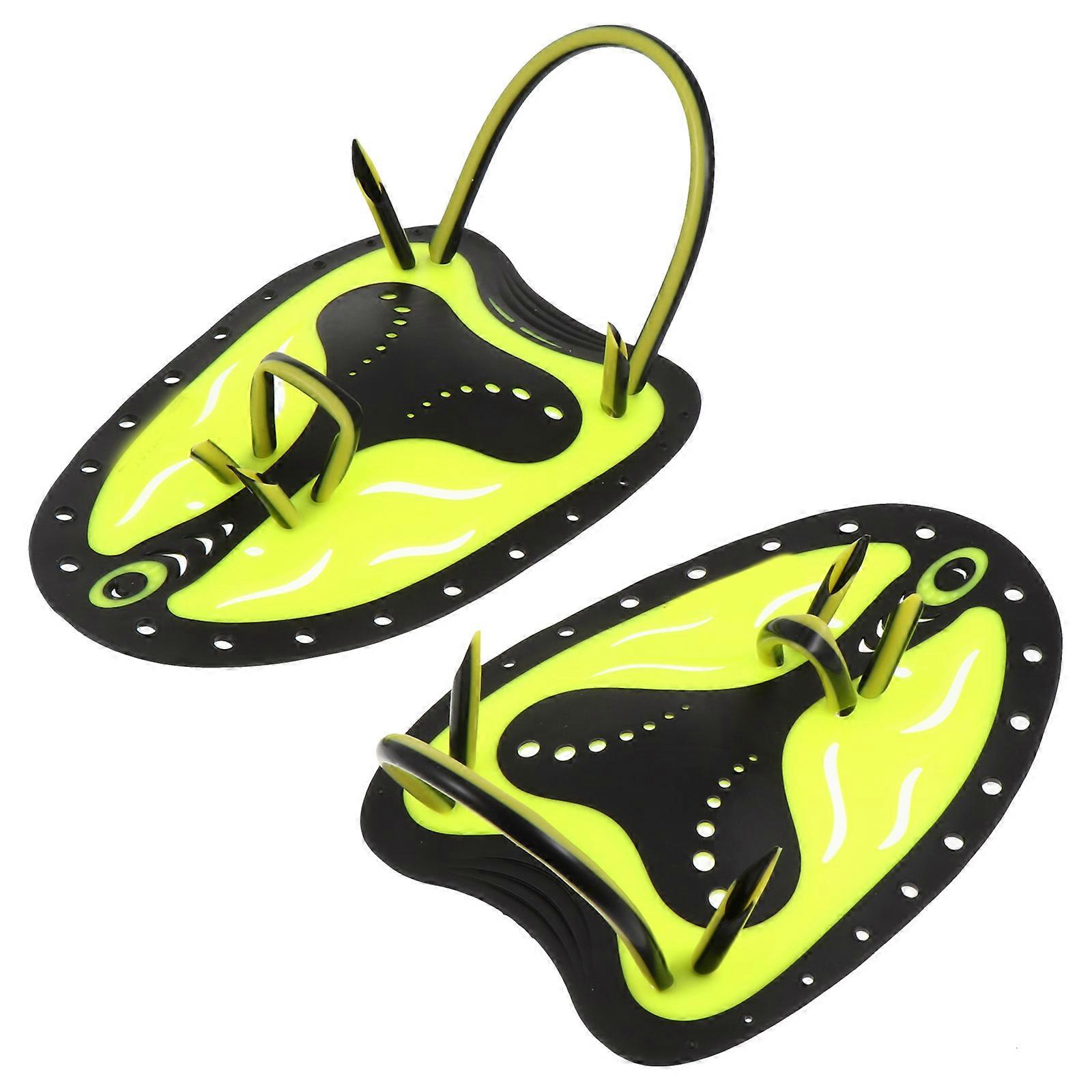 Swim Paddles Swimming Training Hand Paddles for Adults 2Pairs Practical Gear