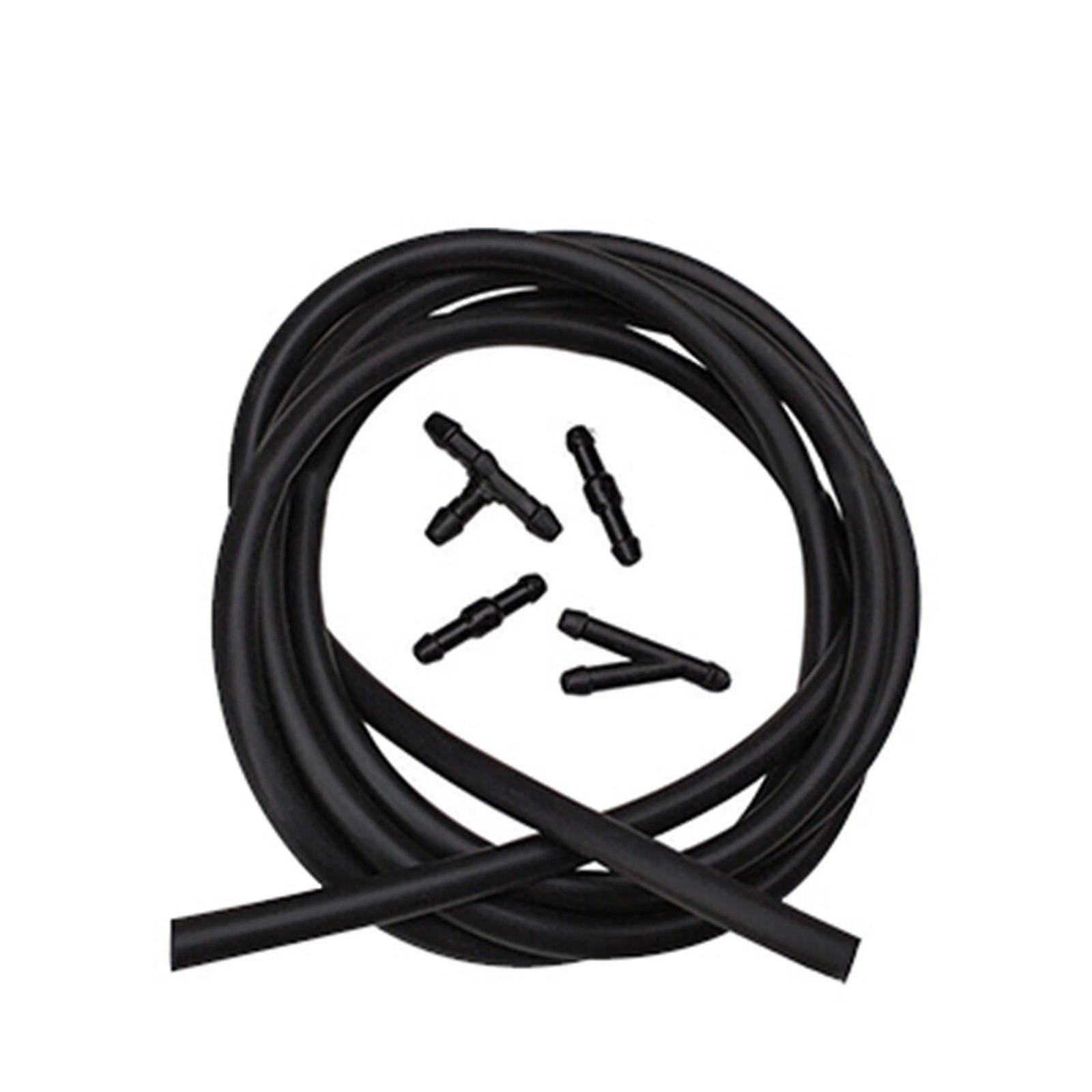 5-piece Windshield Hose, Wiper Nozzle, Mist Washer Hose With Nozzle Kit