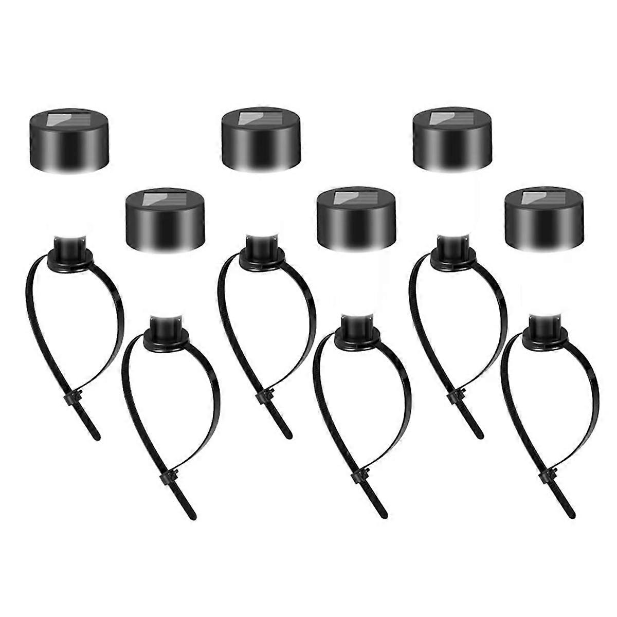 6Pack Solar Pool Lights White RGB LED, for Ground Frame Pools