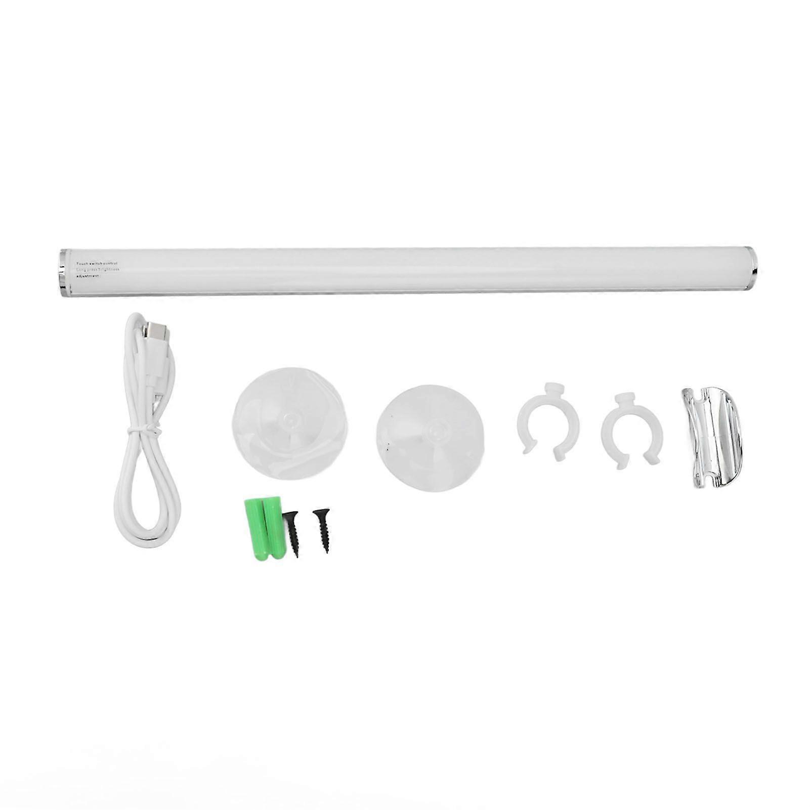 Portable LED Mirror Light, USB Rechargeable, Touch Control, Ideal for Bathroom