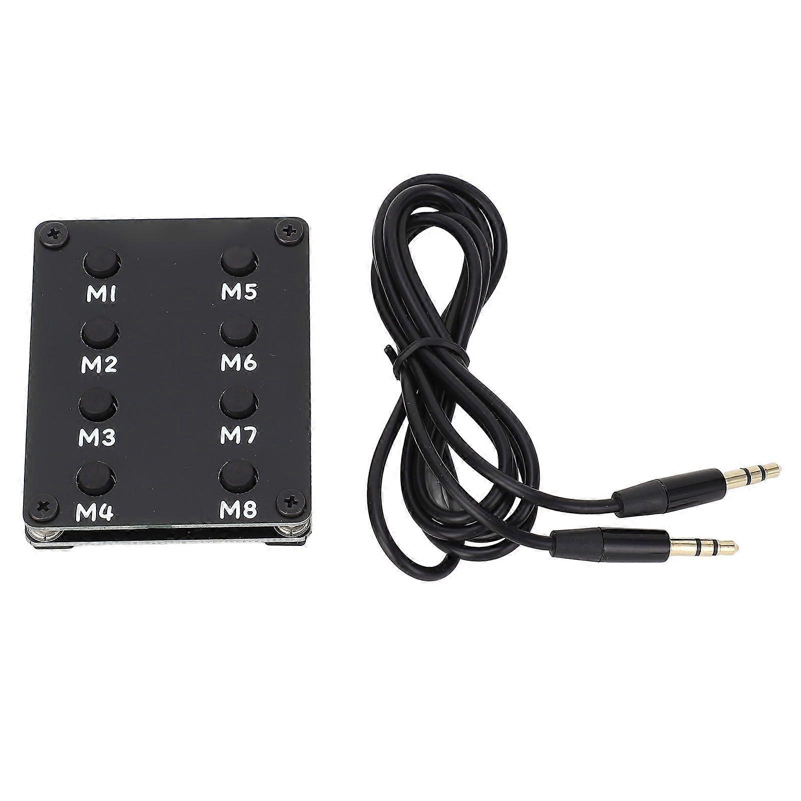 Transceiver External Keypad Radio Shortcut Control Keypad with 3.5mm Cable for ICOM IC 705 IC 7600 IC 7610 IC 7300 IC 9700