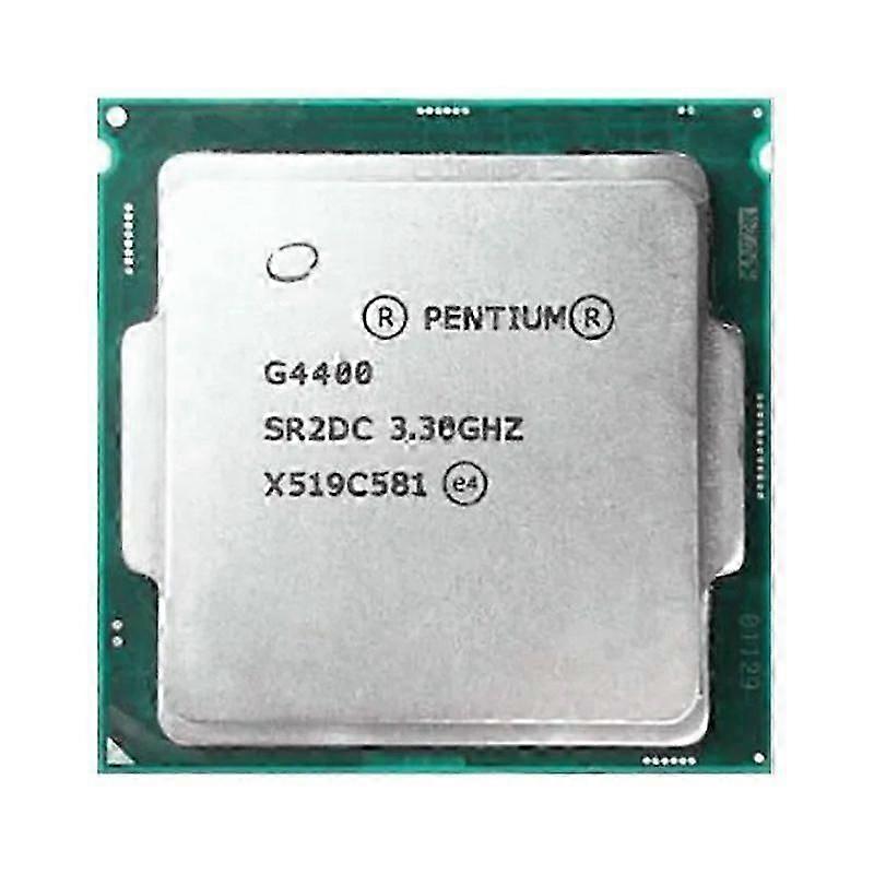 Celeron G4400 CPU - Socket LGA 1151 2 Cores 2 Threads 3.3GHz 2MB L3 Cache 51W.