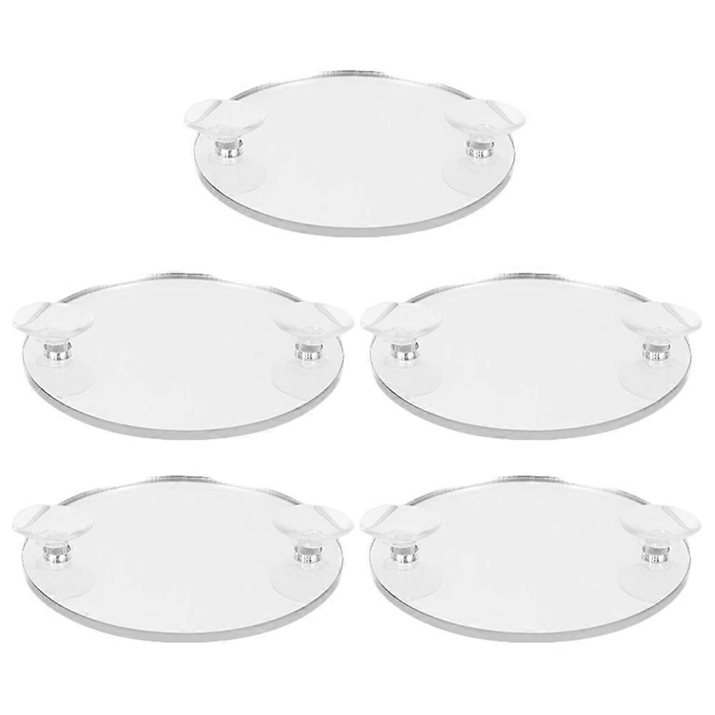 Betta Tank Mirror Acrylic Suction Cup Mirror for Decor 20Pcs