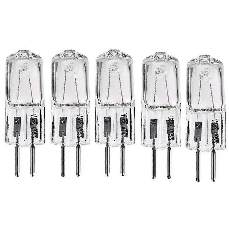 G5.3 Clear Capsule Bulb, Halogen, 220V, 20W, Warm White, Dimmable, No Flickering, Pack of 20