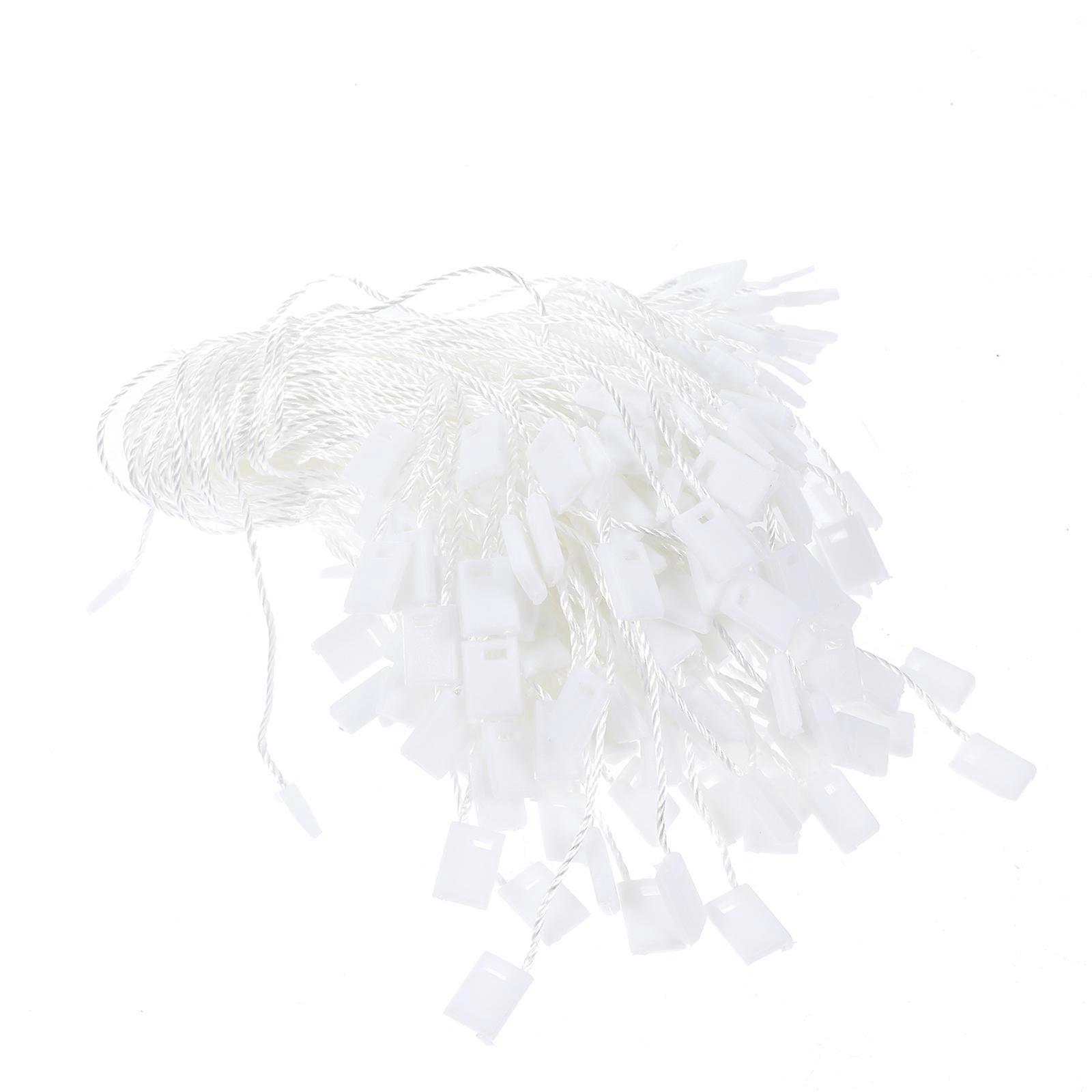 Garment Tag Rope Plastic Snap Lock Fasteners for Hanging Use 1000Pcs