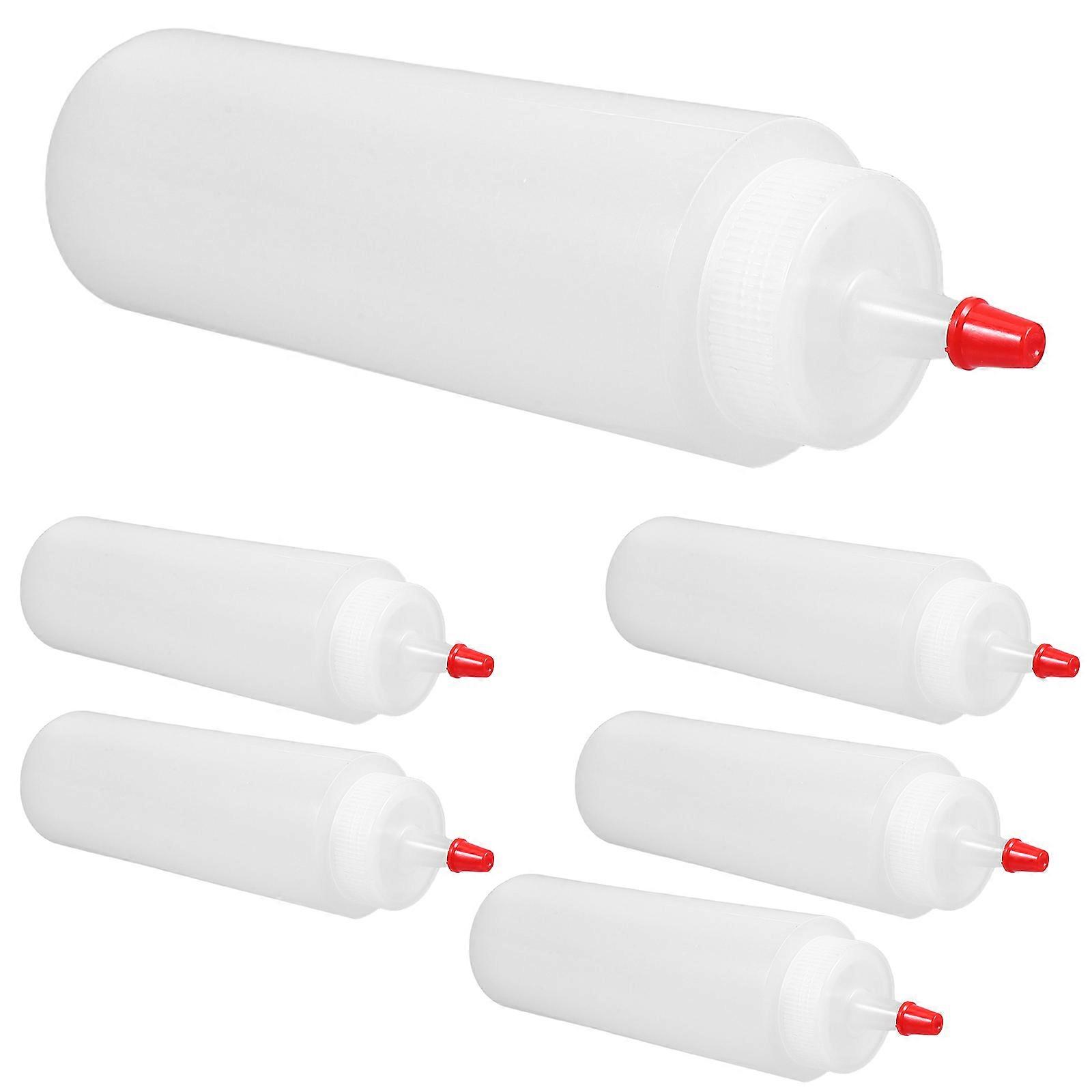 Ketchup Dispenser for Kitchen Precision Tip Squeeze Bottles for Sauce 24Pcs