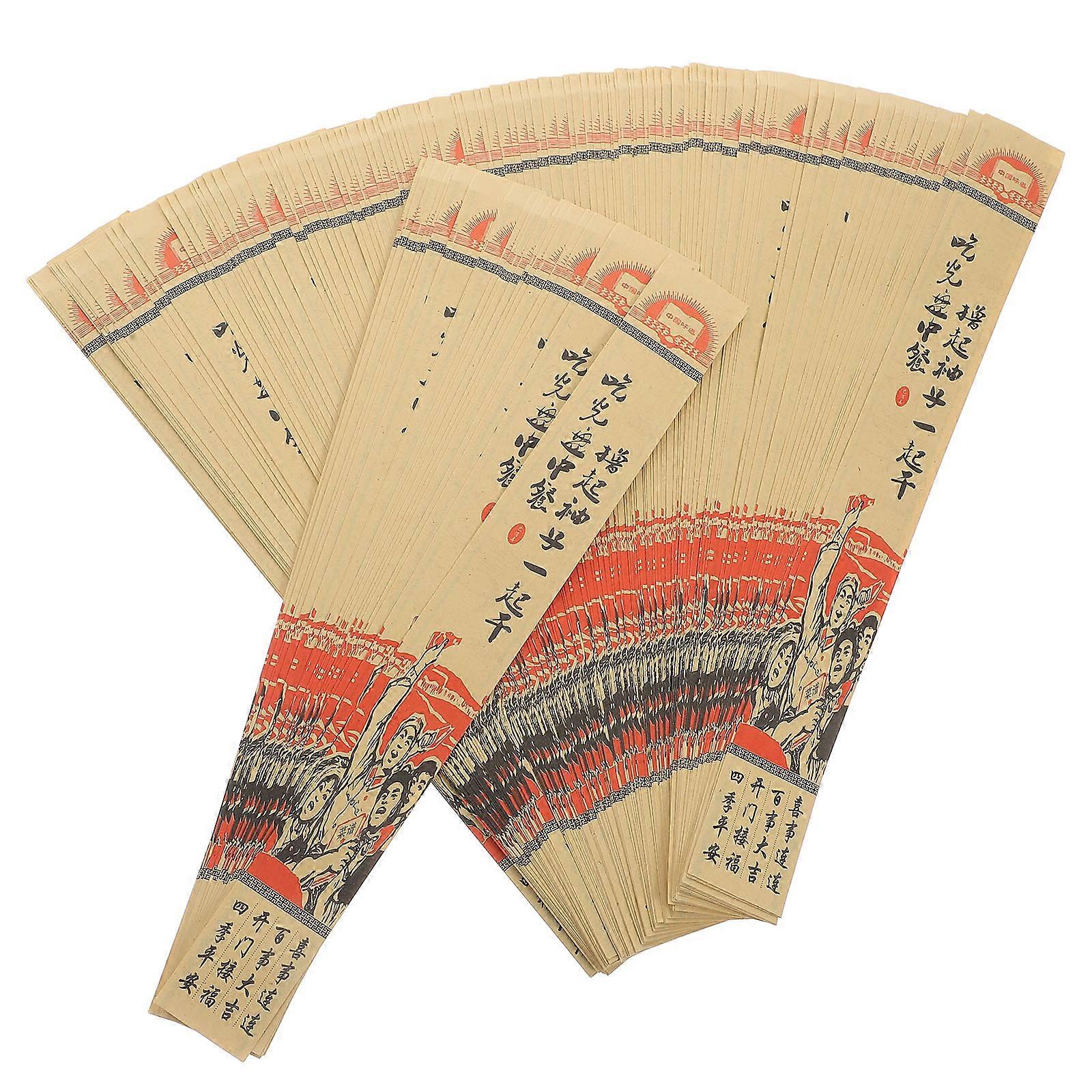 Chopstick Sleeves Paper Utensil Holders For Tableware Storage Designed For Restaurant Use Multi Pcs