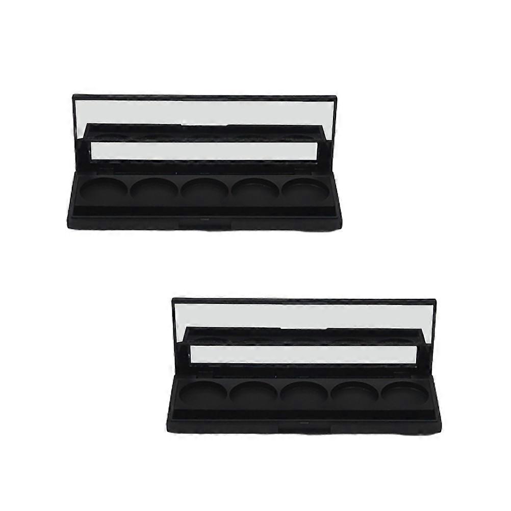 Makeup Accessories Eyeshadow Box 5 Colors Case for Storage 6Pcs