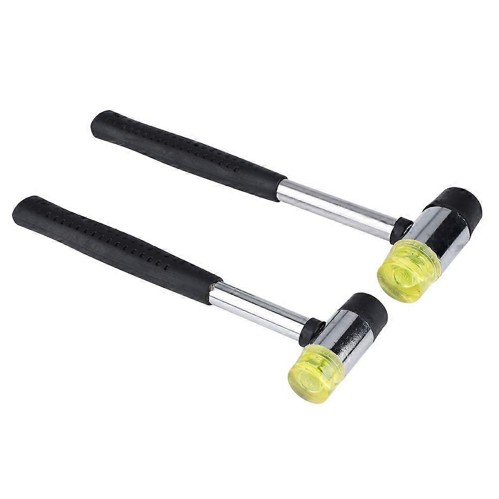 double face plastic hand rubber hammer leather tool(25mm   30mm)