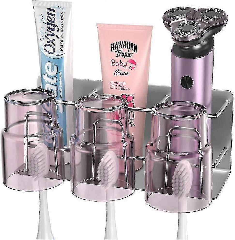 wall mounted bathroom toothbrush holder 21cm 6cm 7.7cm
