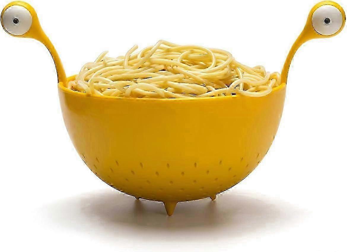 مصفاة مطبخ لتصريف المعكرونة والخضروات والفواكه - أبعاد المصفاة - مصافي طعام خالية من مادة BPA للمطبخ - مصفاة آمنة للغسل في غسالة الصحون و