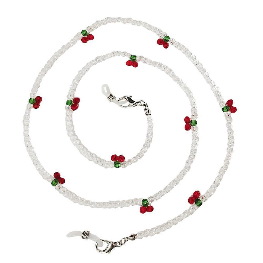 Glasses Straps Plastic Beaded Chain for Hanging Use 2Pcs